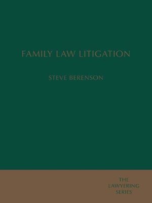 cover image of Family Law Litigation